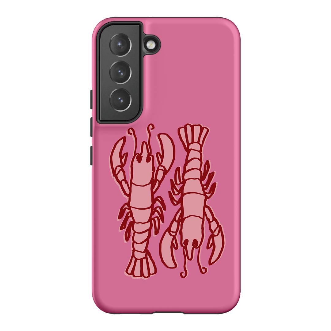 Lobster Love Pink Printed Phone Cases Samsung Galaxy S22 Plus / Armoured by The Dairy - The Dairy