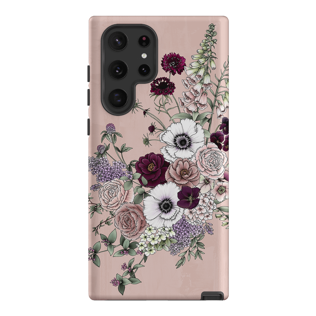 Blush Wildflowers Printed Phone Cases Samsung Galaxy S22 Ultra / Armoured by Typoflora - The Dairy