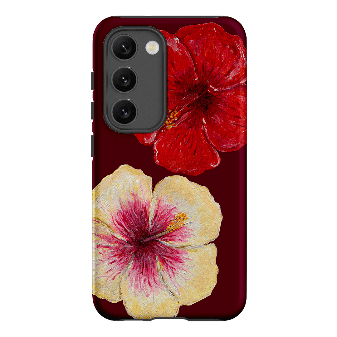 Hibiscus Flower Printed Phone Cases Samsung Galaxy S23 / Armoured by BG. Studio - The Dairy