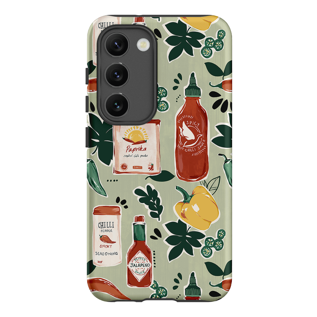 Chilli Pepper Printed Phone Cases Samsung Galaxy S23 / Armoured by Charlie Taylor - The Dairy