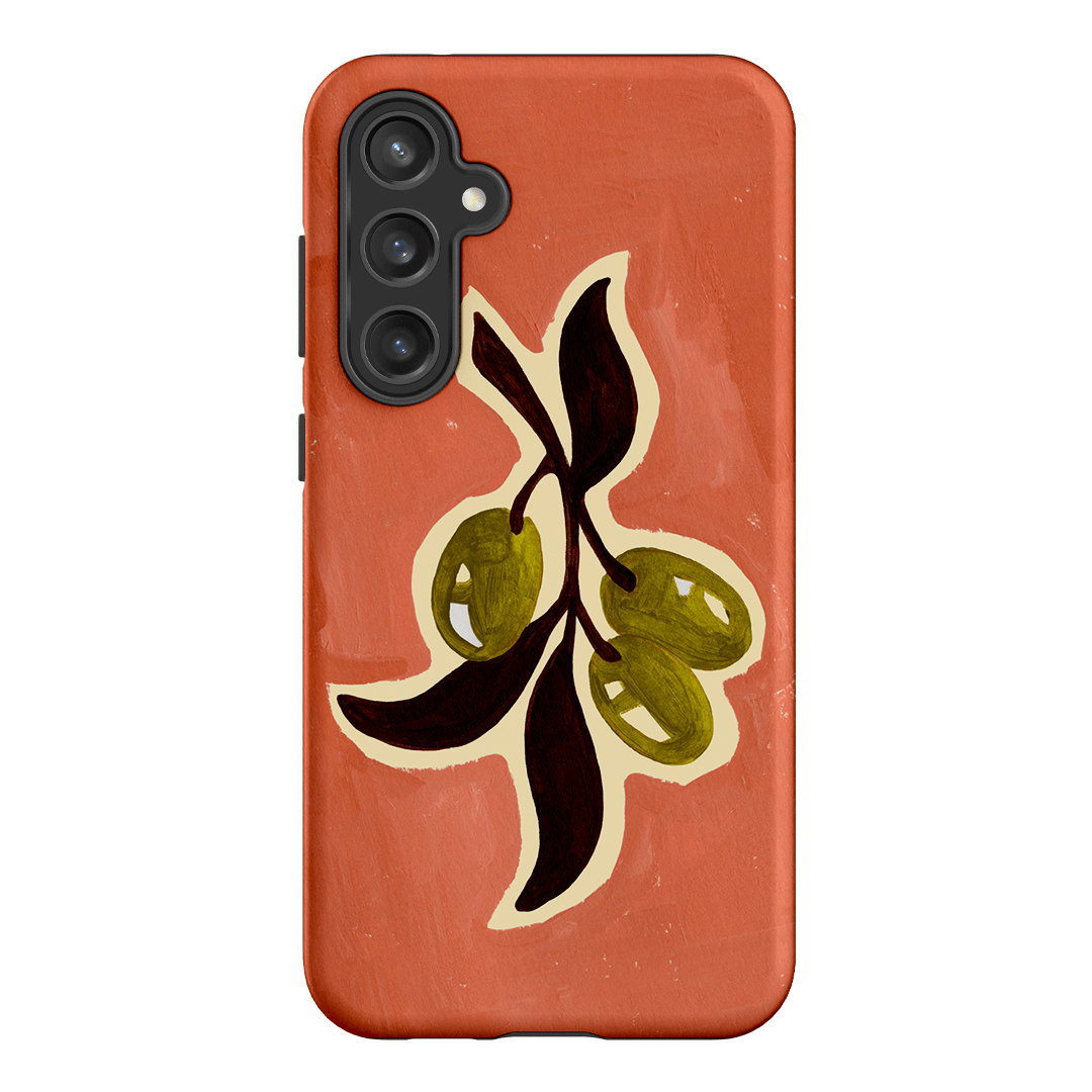 Olives Printed Phone Cases Samsung Galaxy S23 FE / Armoured by Studio Bon - The Dairy