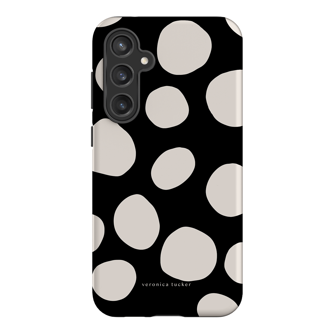 Pebbles Noir Printed Phone Cases Samsung Galaxy S23 FE / Armoured by Veronica Tucker - The Dairy