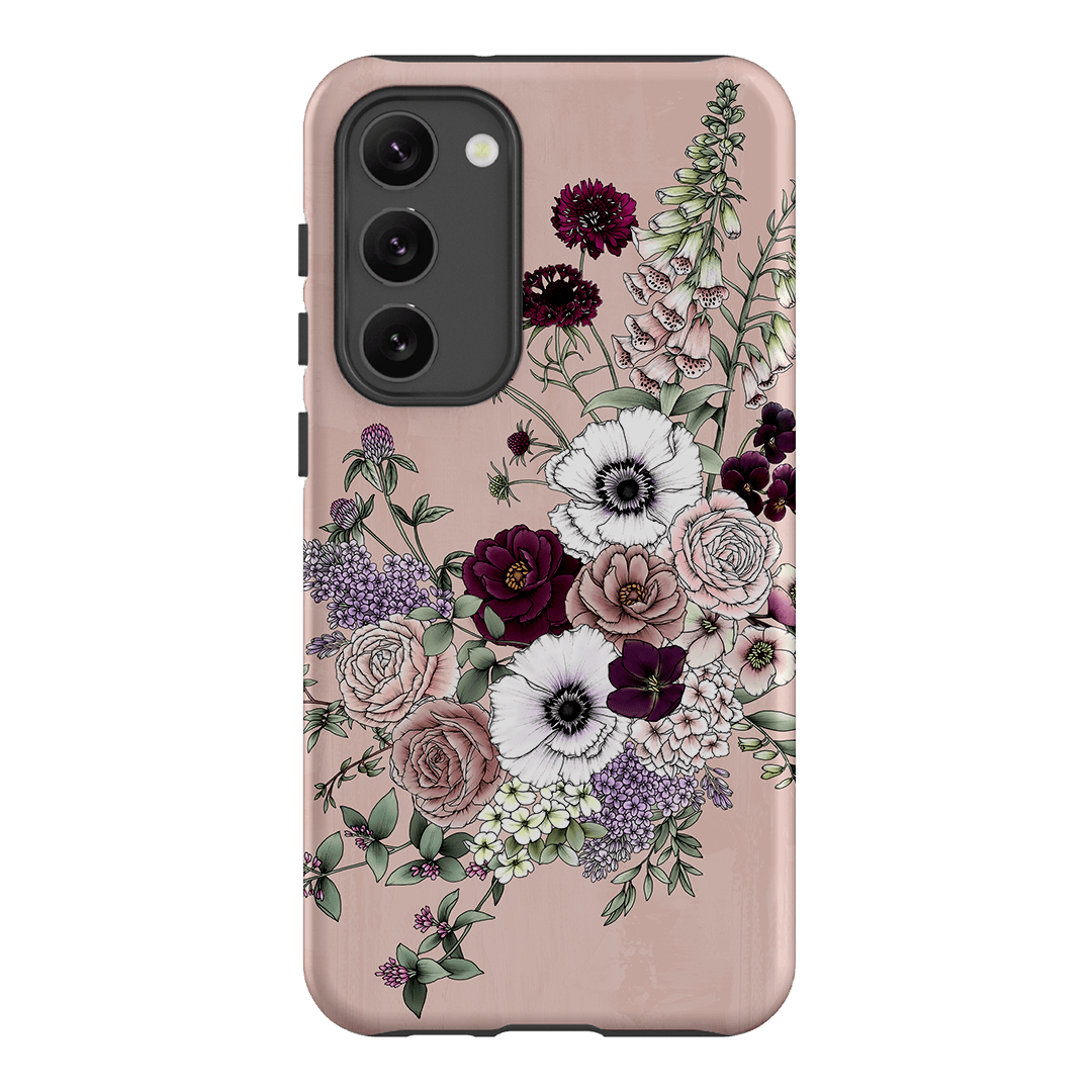 Blush Wildflowers Printed Phone Cases Samsung Galaxy S23 Plus / Armoured by Typoflora - The Dairy