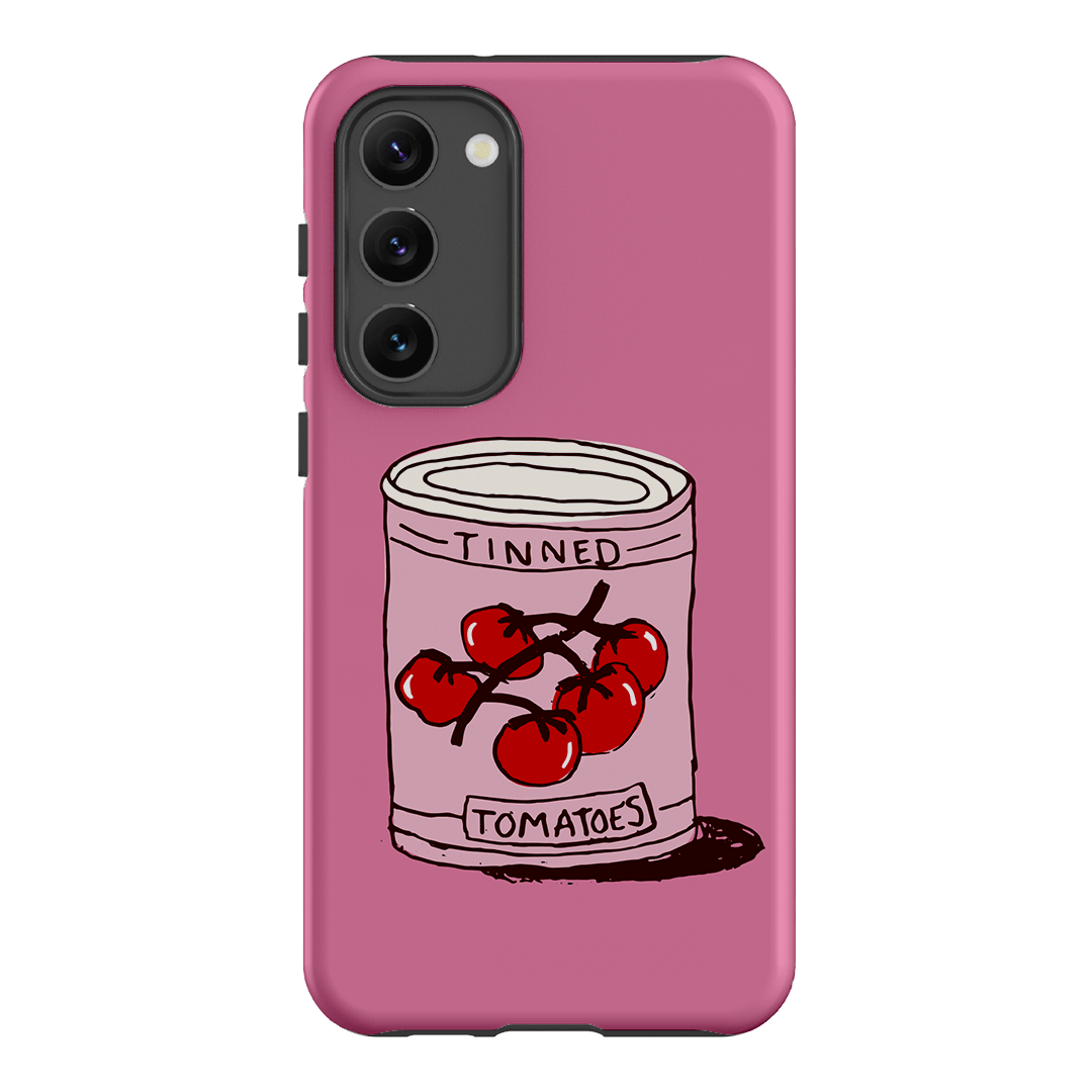 Saucy Pink Printed Phone Cases Samsung Galaxy S23 Plus / Armoured by The Dairy - The Dairy