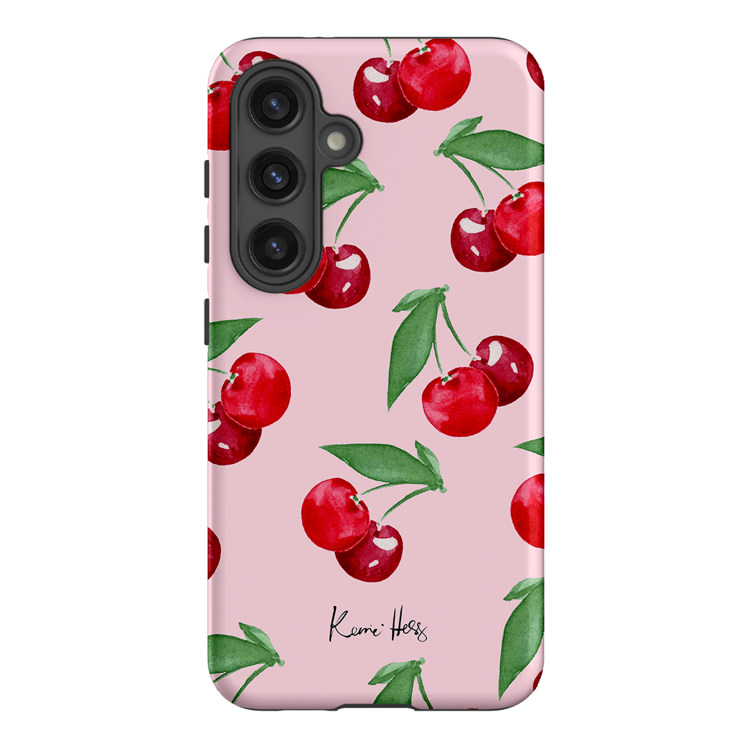 Cherry Rose Printed Phone Cases by Kerrie Hess - The Dairy