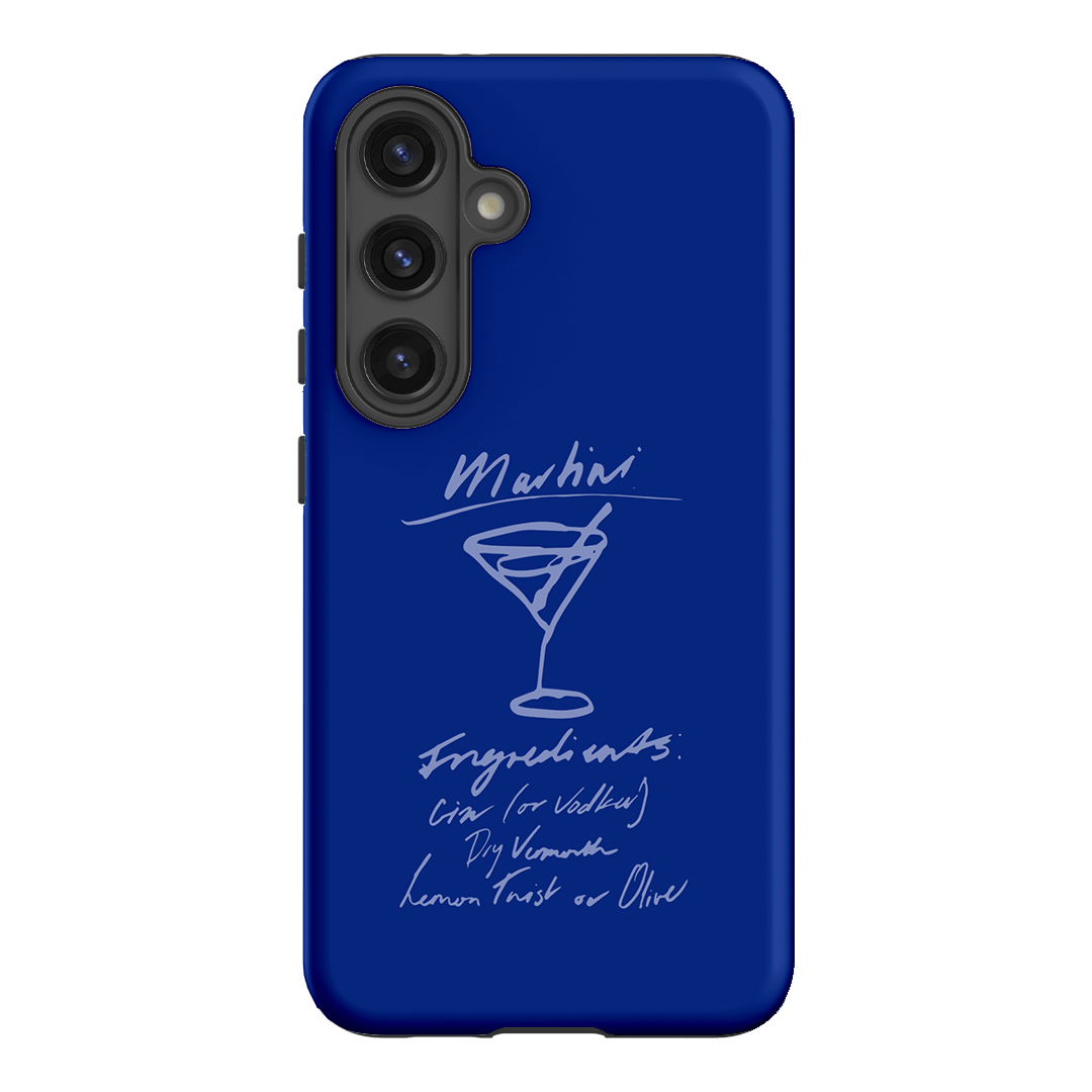 Martini Mood Blue Printed Phone Cases Samsung Galaxy S24 / Armoured by The Dairy - The Dairy