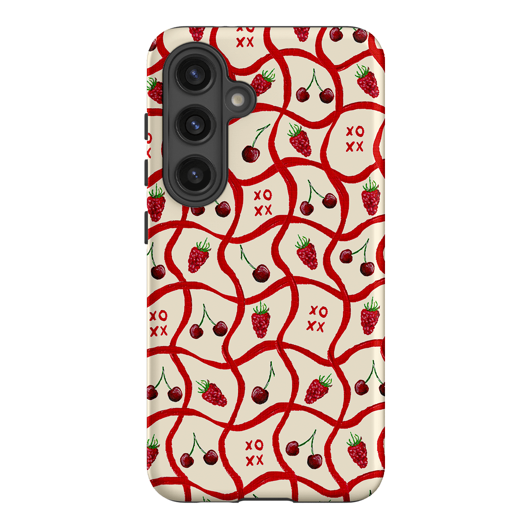 Cherries & Berries Printed Phone Cases Samsung Galaxy S24 / Armoured by BG. Studio - The Dairy