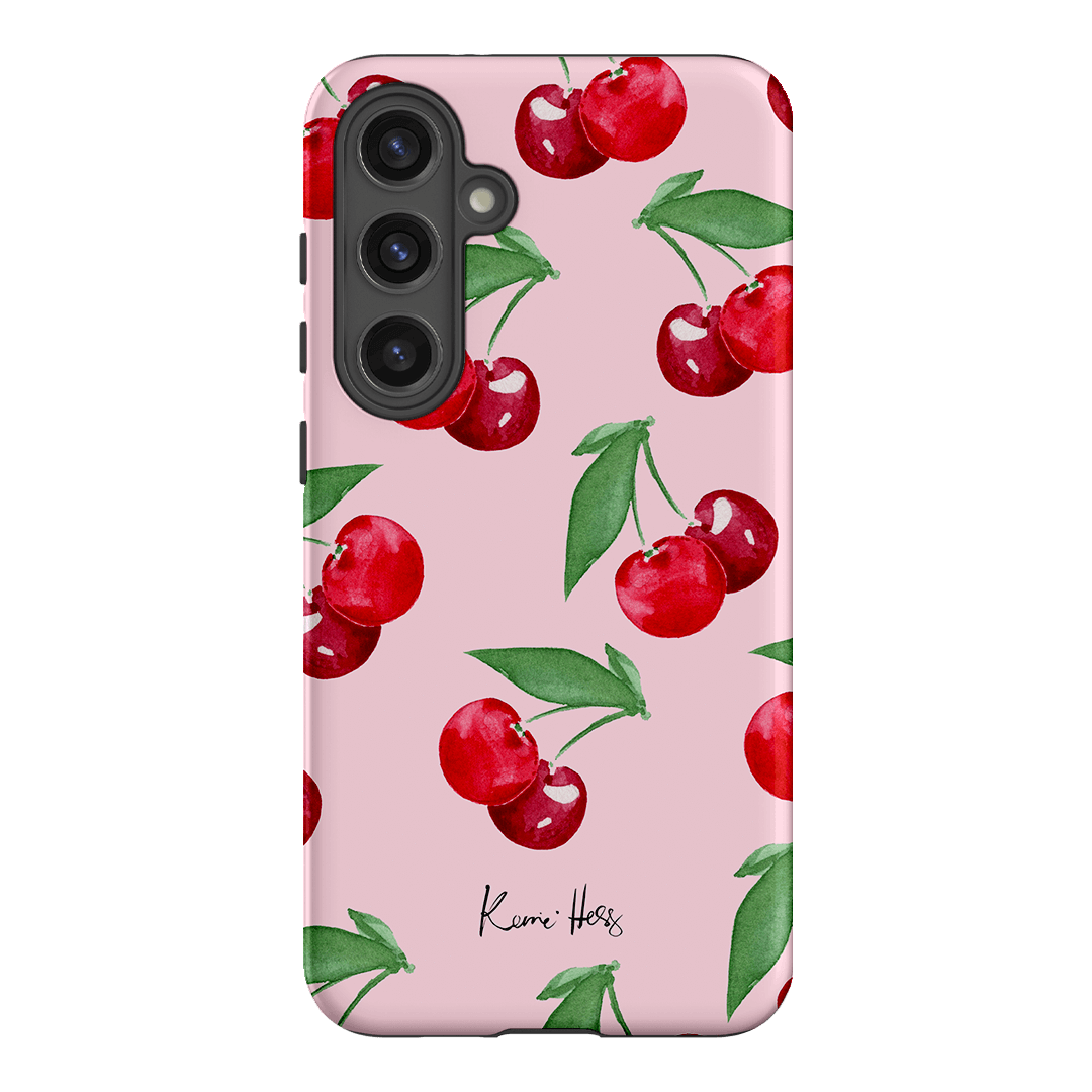 Cherry Rose Printed Phone Cases by Kerrie Hess - The Dairy