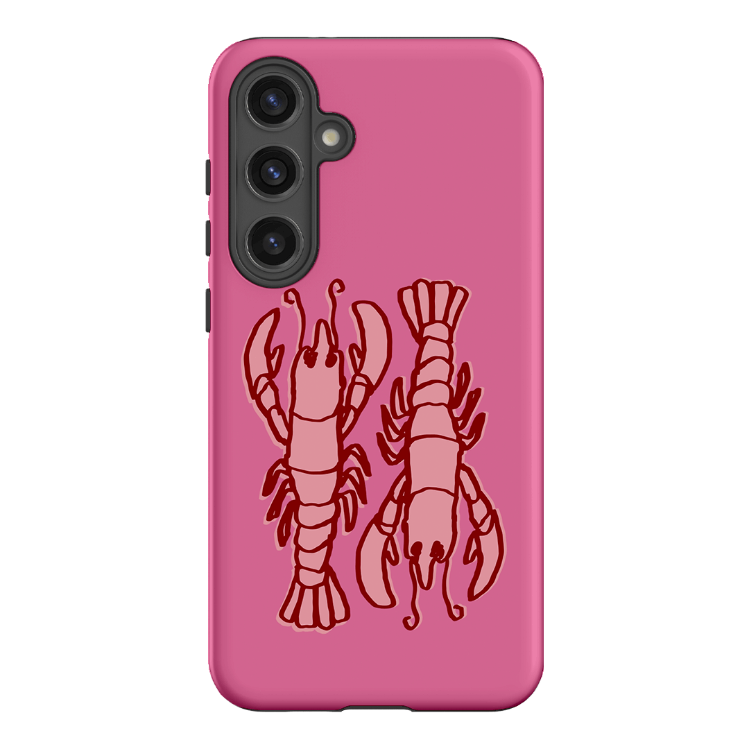 Lobster Love Pink Printed Phone Cases Samsung Galaxy S24 Plus / Armoured by The Dairy - The Dairy