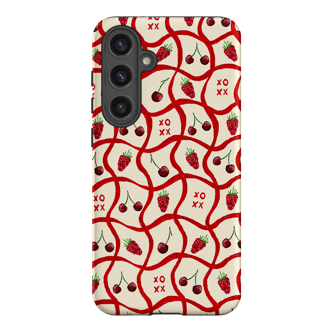 Cherries & Berries Printed Phone Cases Samsung Galaxy S24 Plus / Armoured by BG. Studio - The Dairy