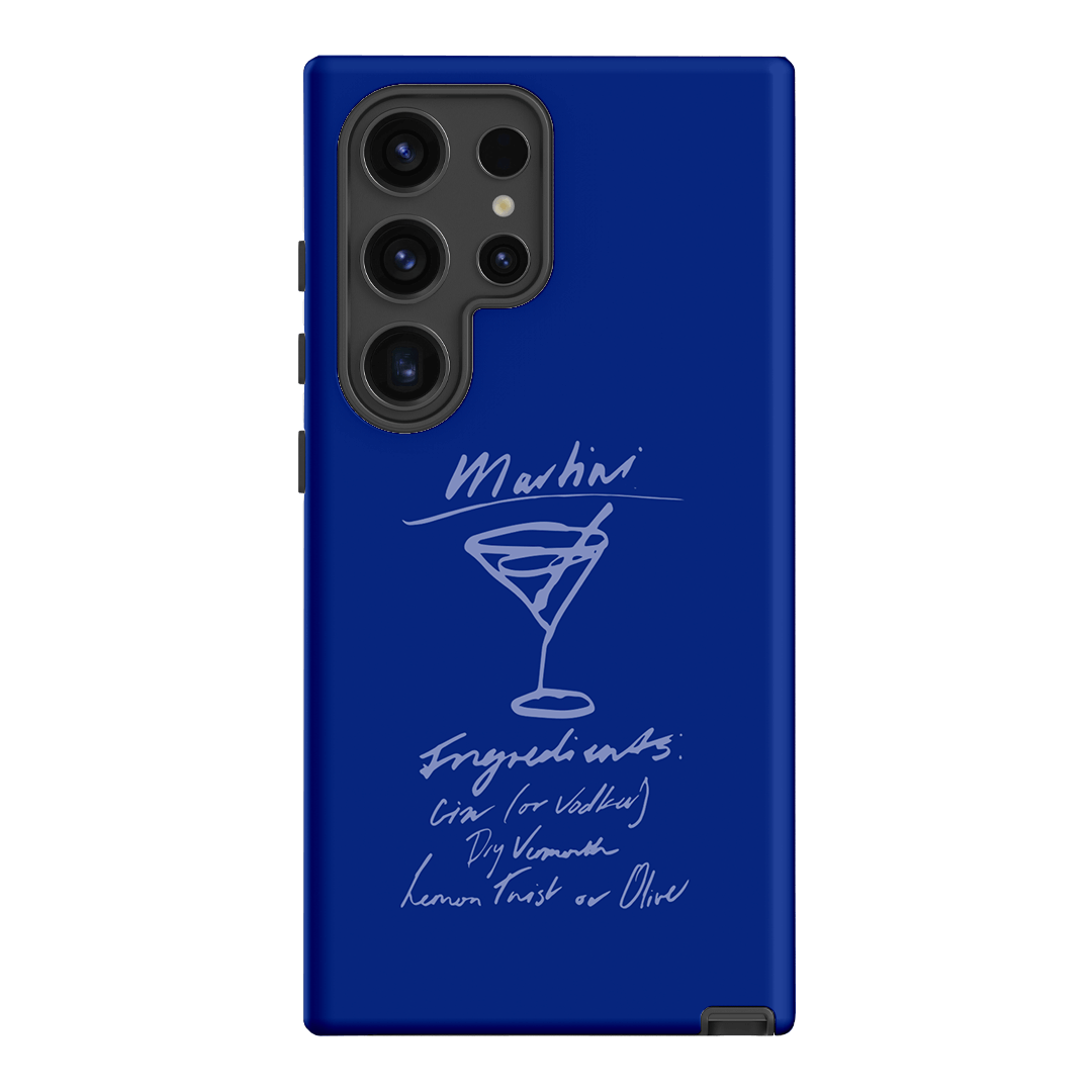 Martini Mood Blue Printed Phone Cases Samsung Galaxy S24 Ultra / Armoured by The Dairy - The Dairy