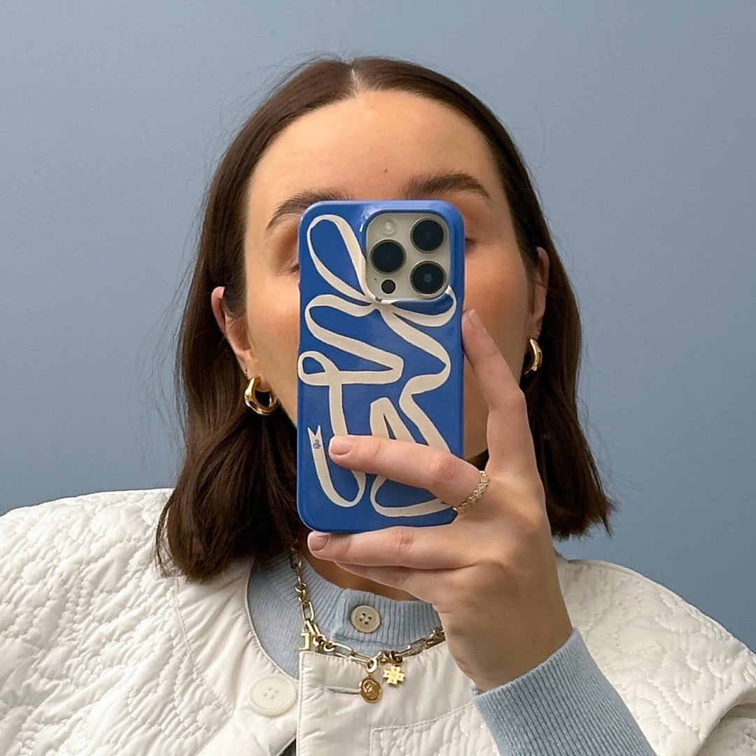 Something Blue Ribbon Printed Phone Cases by Jasmine Dowling - The Dairy