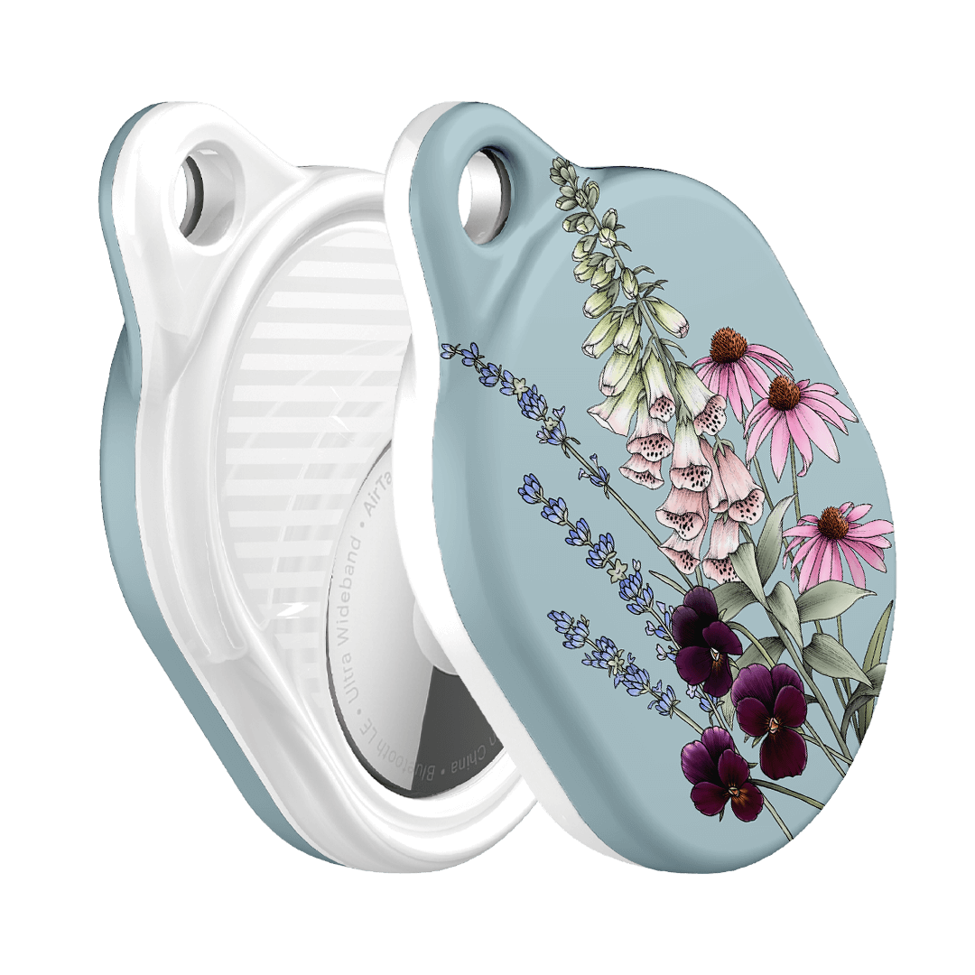 Garden Party Blue AirTag Case AirTag Case by Typoflora - The Dairy