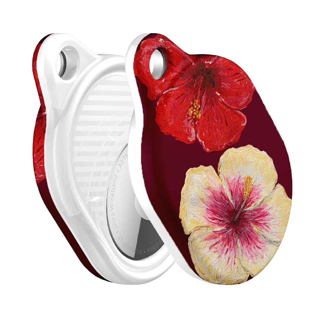 Hibiscus Flower AirTag Case AirTag Case by BG. Studio - The Dairy