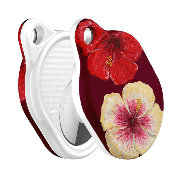 Hibiscus Flower AirTag Case AirTag Case by BG. Studio - The Dairy