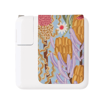 Bloom Fields Power Adapter Skin Power Adapter Skin by Amy Gibbs - The Dairy