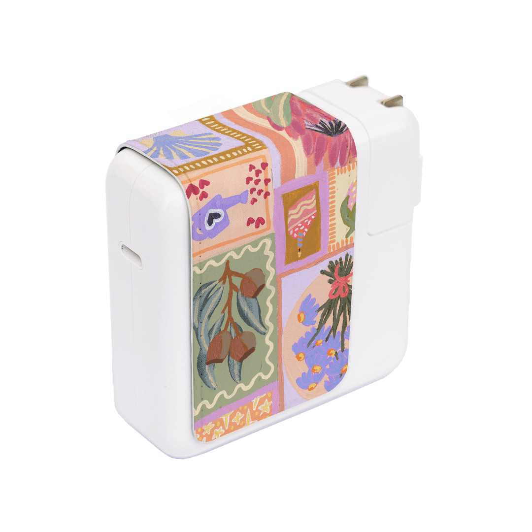 Summer Postcards Power Adapter Skin Power Adapter Skin by Amy Gibbs - The Dairy