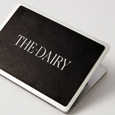 Corporate laptop sticker skin from The Dairy, adding a unique touch while protecting your device