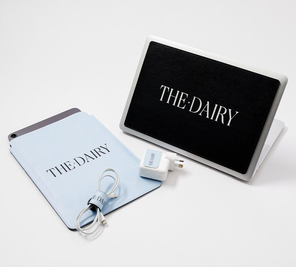 Alternative view of The Dairy's corporate phone case, offering a blend of protection and sophistication