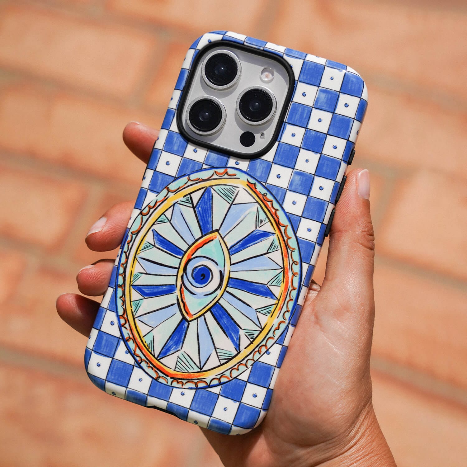 Evil Eye Printed Phone Cases by Fenton & Fenton - The Dairy