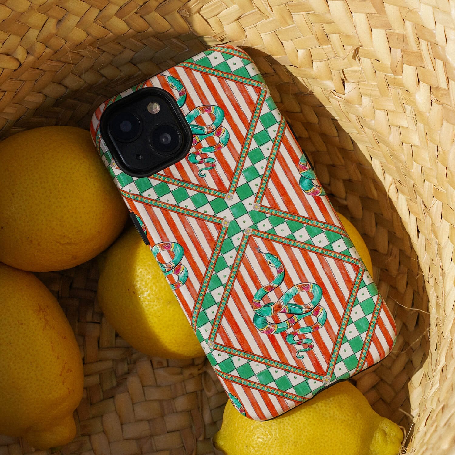 Serpent Printed Phone Cases by Fenton & Fenton - The Dairy