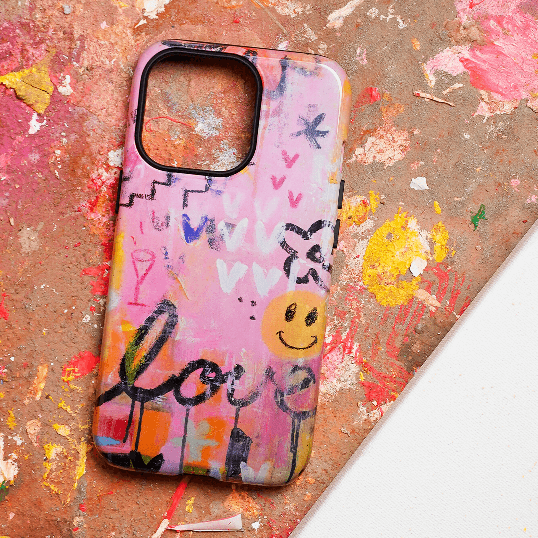 Love Smiles Printed Phone Cases by Jackie Green - The Dairy