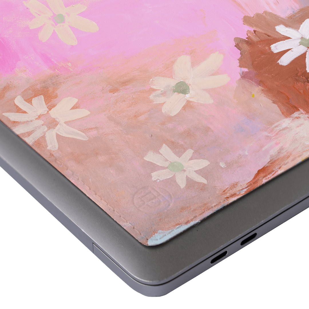 Get Happy Laptop Skin Laptop Skin by Kate Eliza - The Dairy