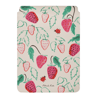 Ladybug Hour Laptop & iPad Sleeve Laptop & Tablet Sleeve Small by Phthalo Ruth - The Dairy