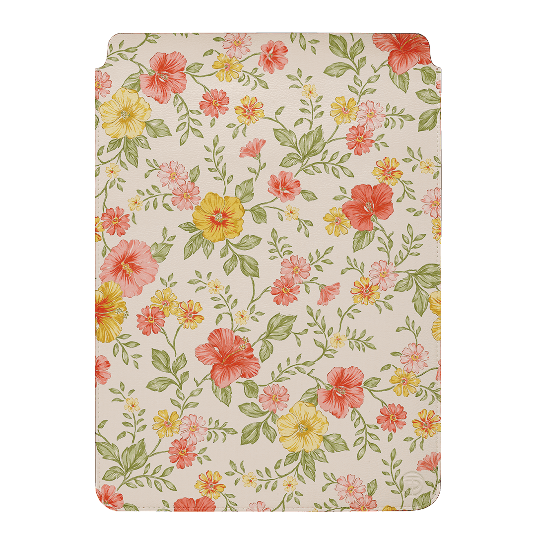 Hibiscus Laptop & iPad Sleeve Laptop & Tablet Sleeve by Oak Meadow - The Dairy