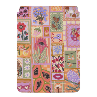 Summer Postcards Laptop & iPad Sleeve Laptop & Tablet Sleeve by Amy Gibbs - The Dairy