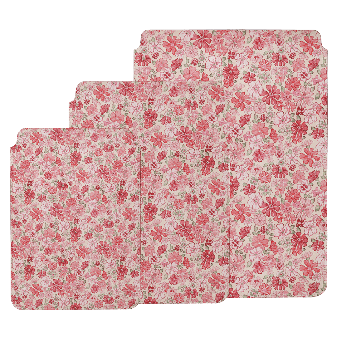 Strawberry Kiss Laptop & iPad Sleeve Laptop & Tablet Sleeve by Oak Meadow - The Dairy