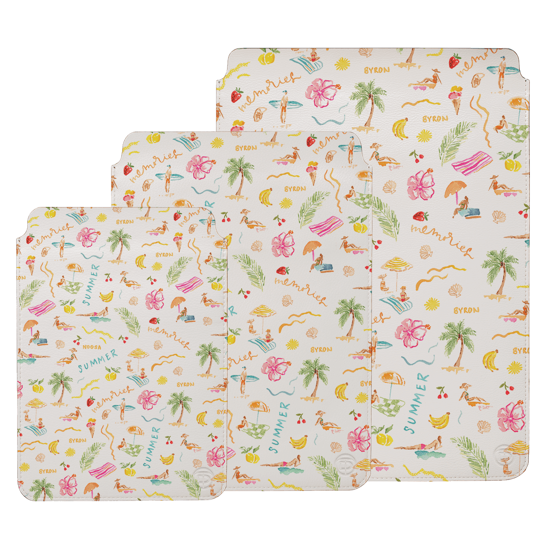 Summer Memories Laptop & iPad Sleeve Laptop & Tablet Sleeve by Cass Deller - The Dairy