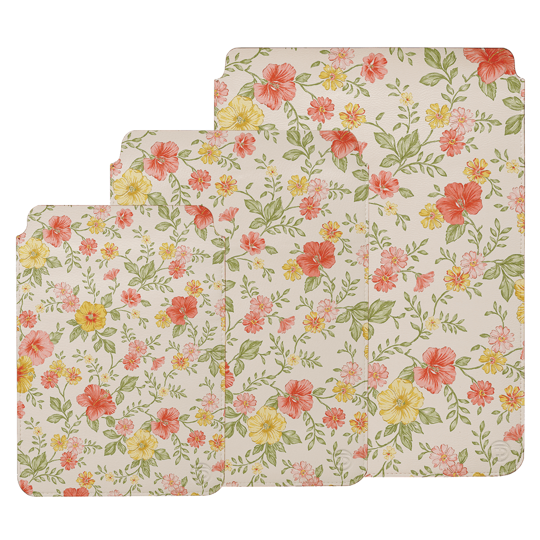 Hibiscus Laptop & iPad Sleeve Laptop & Tablet Sleeve by Oak Meadow - The Dairy