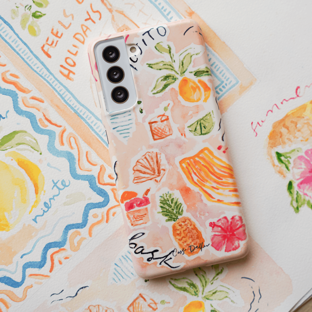 Bask Printed Phone Cases by Cass Deller - The Dairy