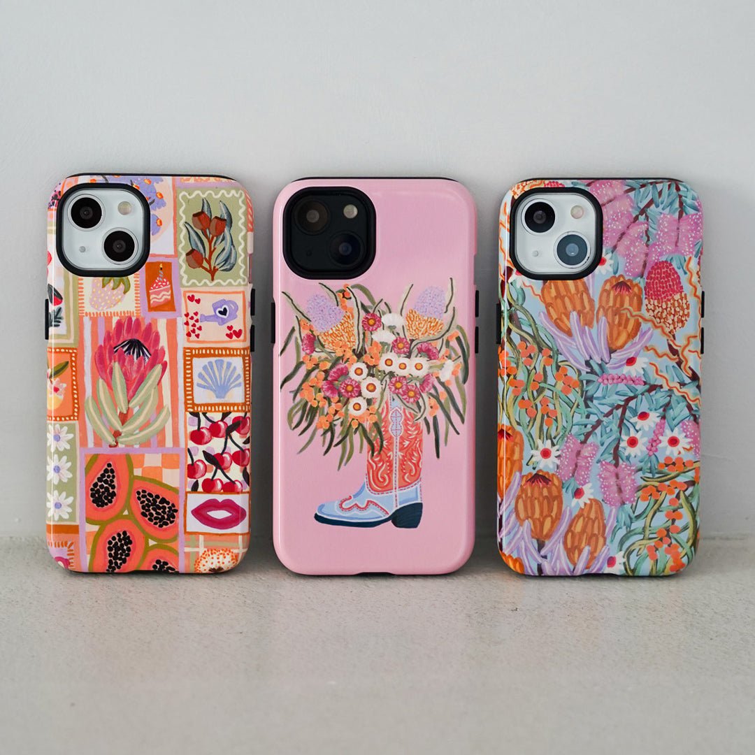 Summer Postcards Printed Phone Cases by Amy Gibbs - The Dairy