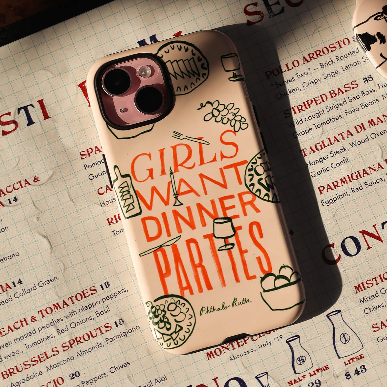 Dinner Parties Printed Phone Cases by Phthalo Ruth - The Dairy