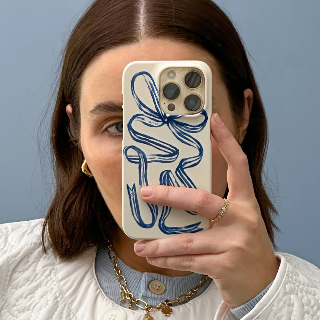 Bowerbird Ribbon Printed Phone Cases by Jasmine Dowling - The Dairy