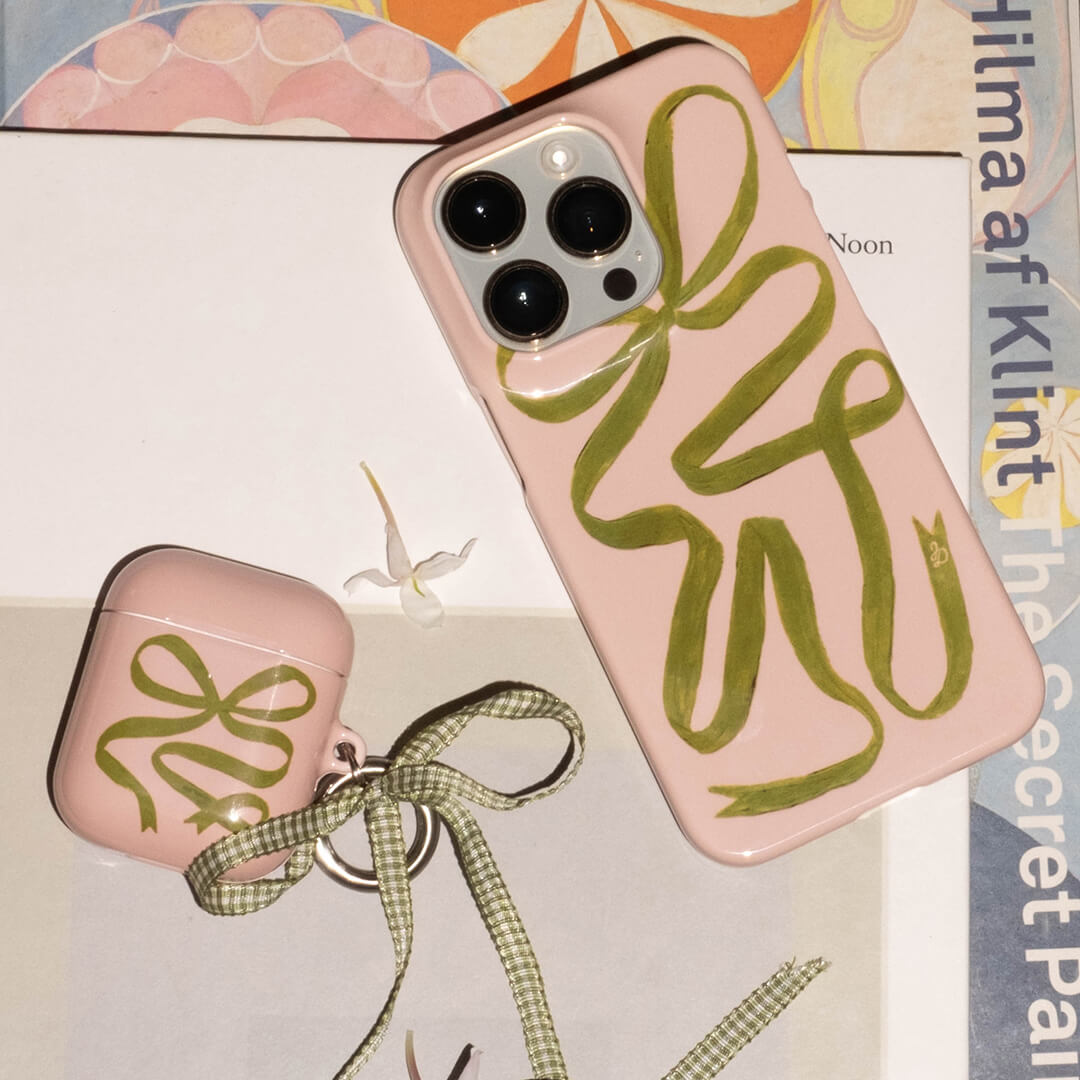 Garden Ribbon Printed Phone Cases by Jasmine Dowling - The Dairy