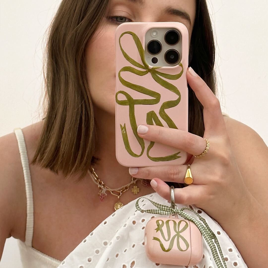 Garden Ribbon Printed Phone Cases by Jasmine Dowling - The Dairy