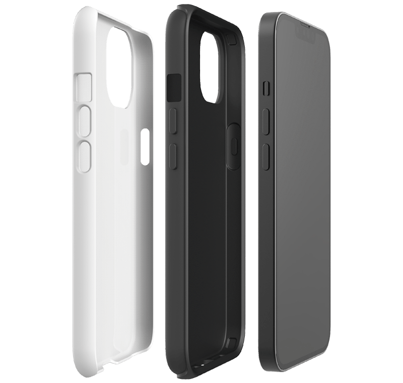 Protective armoured case combining durable materials with reliable shock absorption