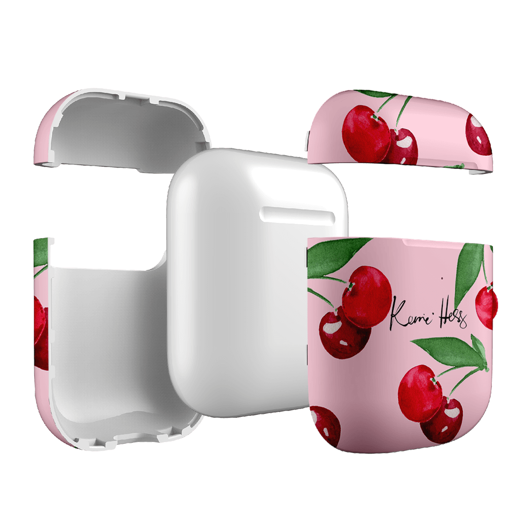 Cherry Rose AirPods Case AirPods Case by Kerrie Hess - The Dairy