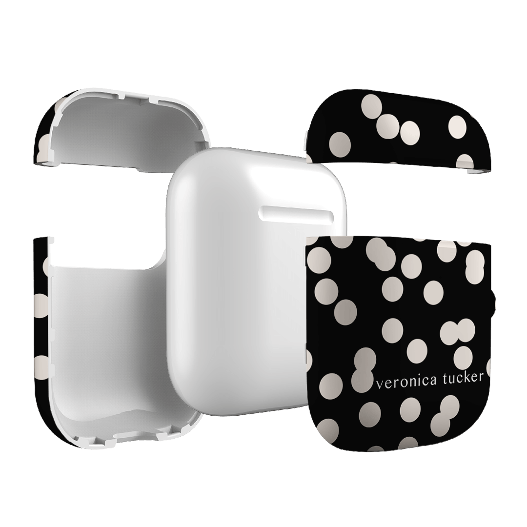 Mini Confetti Noir AirPods Case AirPods Case by Veronica Tucker - The Dairy