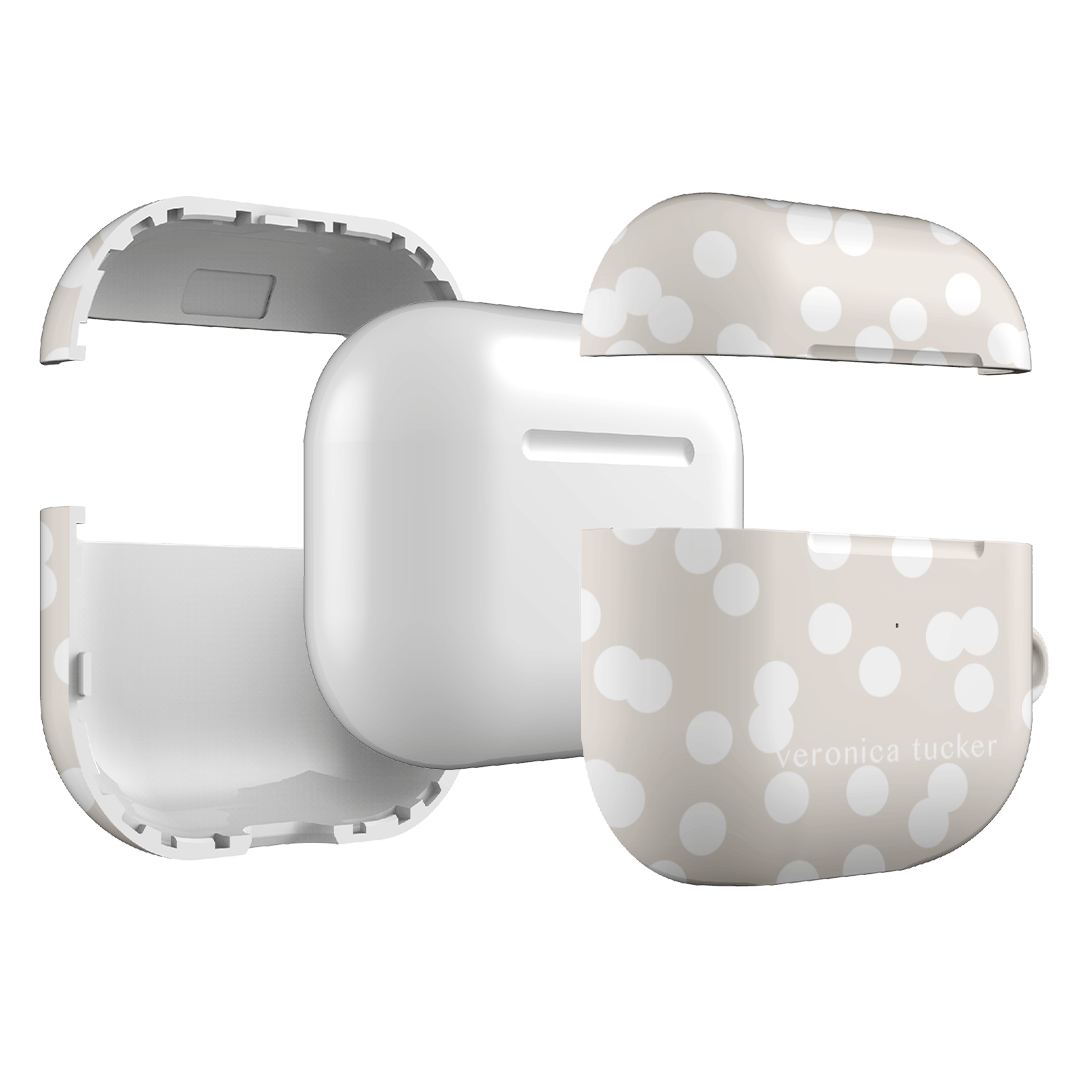 Mini Confetti White AirPods Case AirPods Case by Veronica Tucker - The Dairy