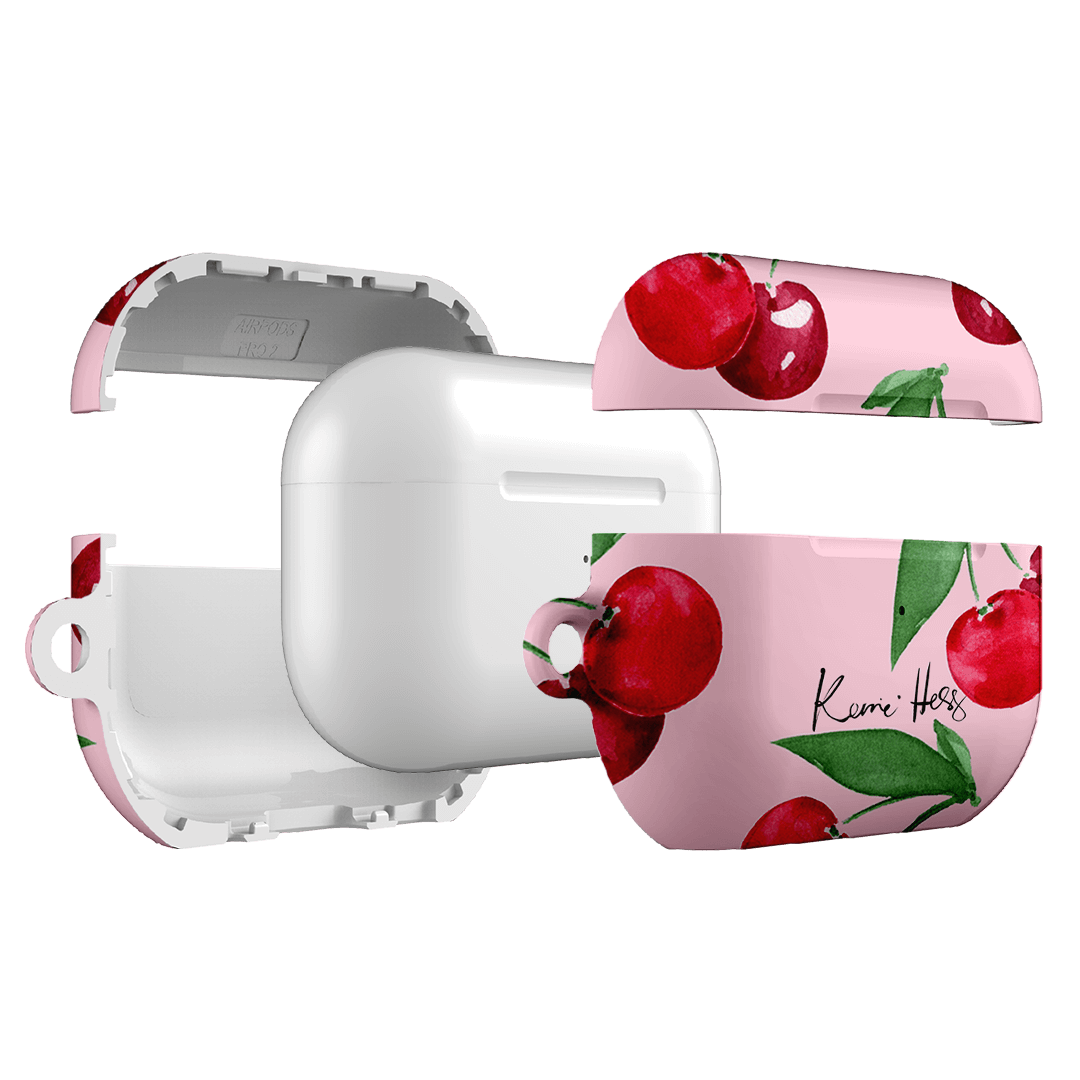 Cherry Rose AirPods Pro Case AirPods Pro Case by Kerrie Hess - The Dairy