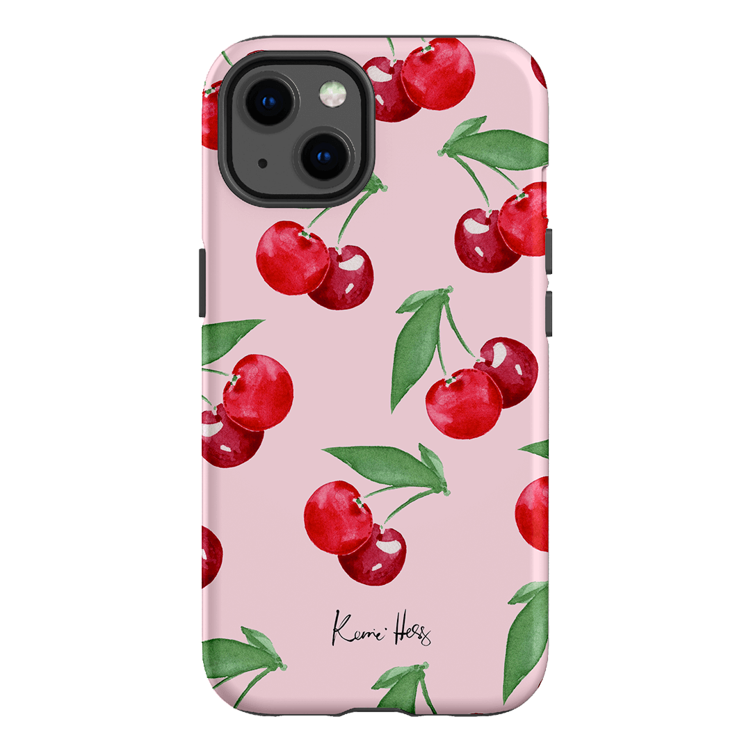 Cherry Rose Printed Phone Cases by Kerrie Hess - The Dairy