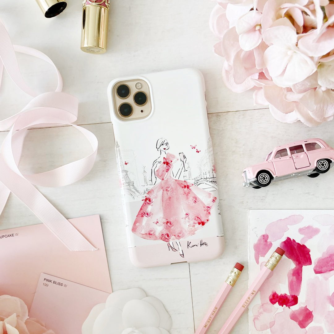 Rose Paris Printed Phone Cases by Kerrie Hess - The Dairy