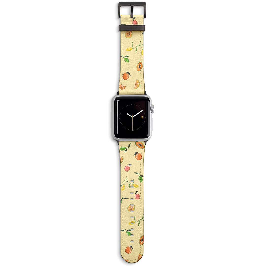 Golden Fruit Apple Watch Band Watch Strap 38/40 MM Black by BG. Studio - The Dairy