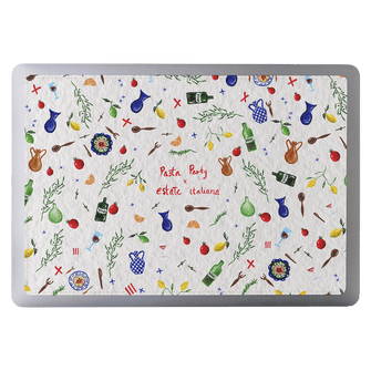 Pasta Party Laptop Skin Laptop Skin 13 Inch by BG. Studio - The Dairy