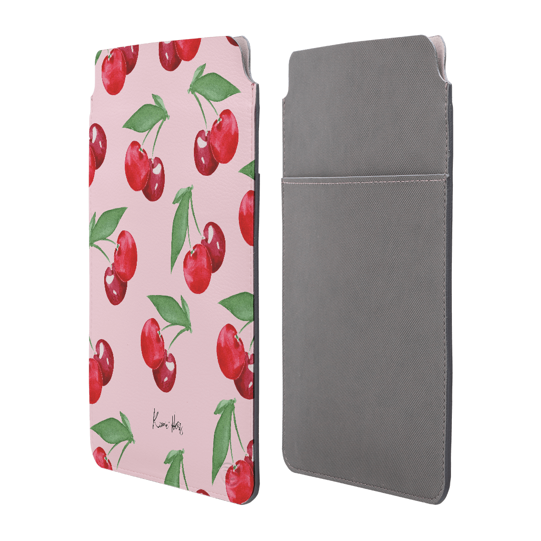 Cherry Rose Laptop & iPad Sleeve Laptop & Tablet Sleeve by Kerrie Hess - The Dairy