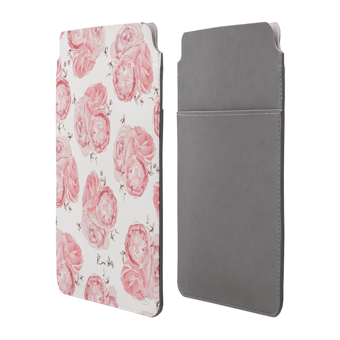 Peony Rose Laptop & iPad Sleeve Laptop & Tablet Sleeve by Kerrie Hess - The Dairy